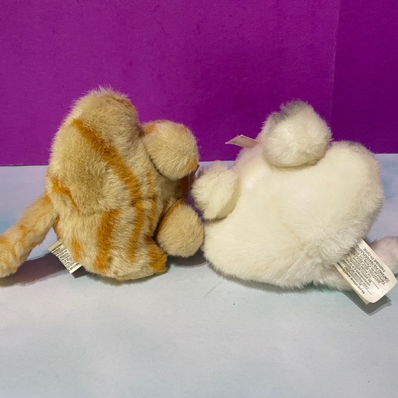 CATS VINTAGE 1990’s GREAT AMERICAN FUN PLUSH CATS ORANGE TABBY CAT MEOWS & PURRS - Picture 13 of 14